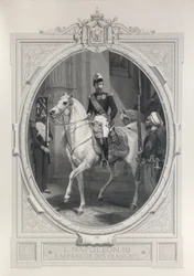Ritratto equestre di Napoleone 3