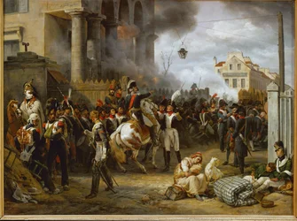 La barriera di Clichy - La difesa di Parigi alla Porta di Clichy contro gli eserciti alleati di Gran Bretagna, Russia, Prussia ...