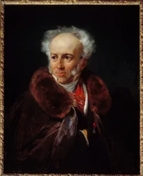 Ritratto del pittore Jean Baptiste Isabey (1767-1855) Dipinto di Emile detto Horace Vernet (1789-1863) 1828