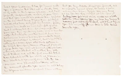 Lettera Autografa a Lady Hamilton, n.p. [Foudroyant in mare]