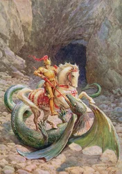 Il drago...cadde a terra morto, da 