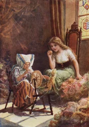 "Migliaia di matasse della seta più morbida" da "Little Good-for-Nothing"