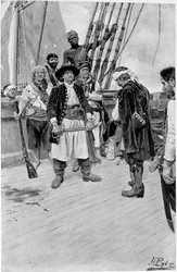 Il Capitano Tongrelow ha preso il più grande, illustrazione da 