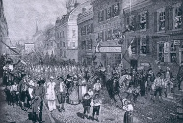 Carnevale a Filadelfia, illustrazione da 