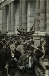 La corsa dalla Borsa di New York il 18 settembre 1873