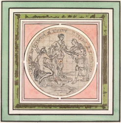 Progetto per una medaglia: Federico e Augusta, Principe e Principessa del Galles