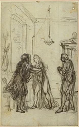 Studio per "La Pharsale" di Lucain, Canto II