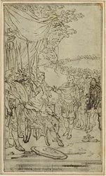 Studio per "La Pharsale" di Lucain, Canto IV