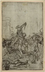 Studio per "La Pharsale" di Lucain, Canto IV
