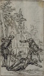 Studio per la vignetta de "La Pucelle d