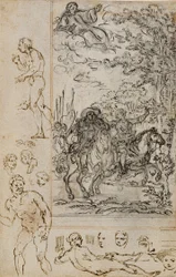 Studio per la vignetta de "La Pucelle d