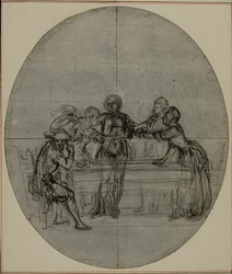 Studio per una seconda edizione, mai pubblicata, de "La Partie de Chasse de Henri IV" di Colle, Atto III, Scena 10