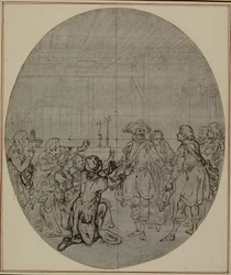 Studio per una seconda edizione, mai pubblicata, de "La Partie de Chasse de Henri IV" di Colle, Atto III, Scena 13