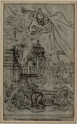 Studio per la vignetta-frontespizio del "De la Nature des Choses" di Lucrezio, Libro III