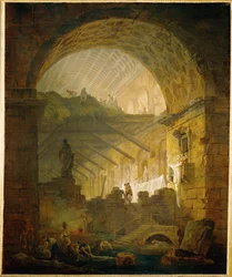 Galerie en ruine (pittura su tela)