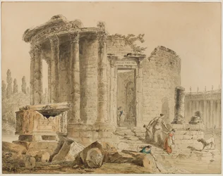 Der Tempel der Tiburtinischen Sibylle: Erinnerung an den Tempel der Sibylle in Tivoli