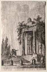 Le Serate di Roma: Le Scale, 1763