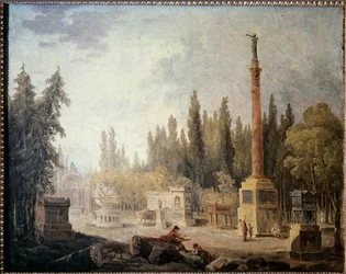 Veduta del giardino del Museo dei Monumenti Francesi