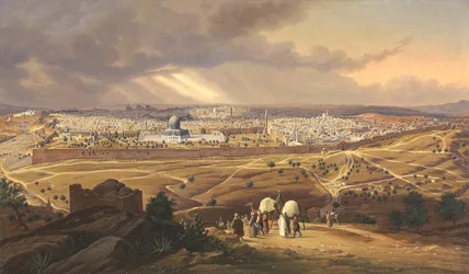 Veduta di Gerusalemme, 1847