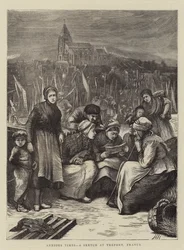 Tempi ansiosi, uno schizzo a Treport, Francia