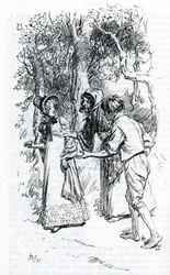"Harriet, attaccata dai gitani" (illustrazione)