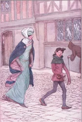 "Preferirei, per la verità, precederti come un uomo, piuttosto che seguirlo come un nano", illustrazione da 