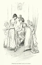 Illustrazione per Northanger Abbey di Jane Austen