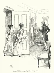 Illustrazione per Northanger Abbey di Jane Austen (litografia)