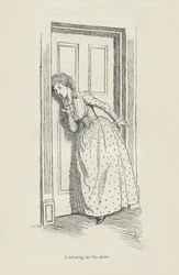 Ascoltando alla porta, 1896