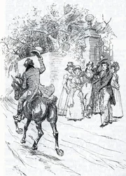 "Mr Perry a cavallo" (illustrazione)