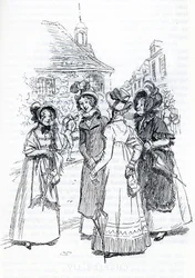Mrs. Cole, Mrs. Perry e Mrs. Elton (illustrazione)