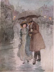 Phoebe: "Stava piovendo e il mio viso era bagnato."