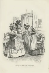 Mostrando il suo bambino alla governante, 1896