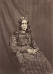 Donna, manicomio della contea di Surrey, c. 1855 (foto)