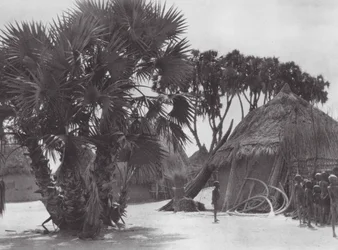 Africa: Villaggio Shilluk sul Nilo Bianco