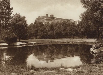 Messico: Castillo Chapultepec (foto b/n)