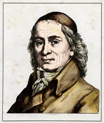 Ritratto del teologo tedesco August Hermann FRANCKE (1663-1727)