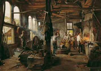 Interno di una fucina