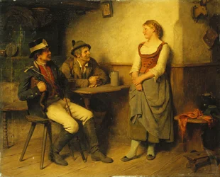 Una conversazione nella taverna