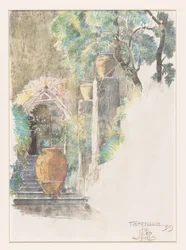 Scala nel giardino di Taormina