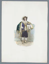 Uomo in costume storico