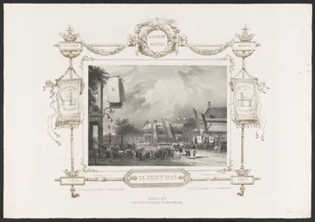 Processione con una tipografia, 1836