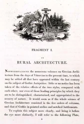 Illustrazione da «Fragments on the Theory and Practice of Landscape Gardening», pubblicato nel 1816