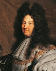 Ritratto di Luigi XIV di Francia, noto come Luigi il Grande o il Re Sole, dipinto di Hyancinthe Rigaud