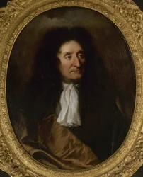 Ritratto di Jean de La Fontaine 1621-1695, c. 1680