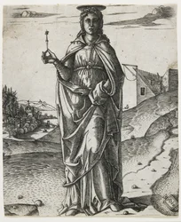 Santa Lucia, c.1510 (incisione)