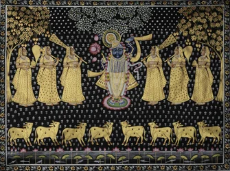 Il divino Krishna e le gopi