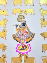 Krishna tra le mucche dorate