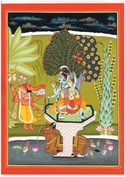 Il Signore Shiva, Parvati e Ganesha