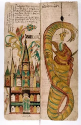 Valhalla e il serpente di Midgard, 1680